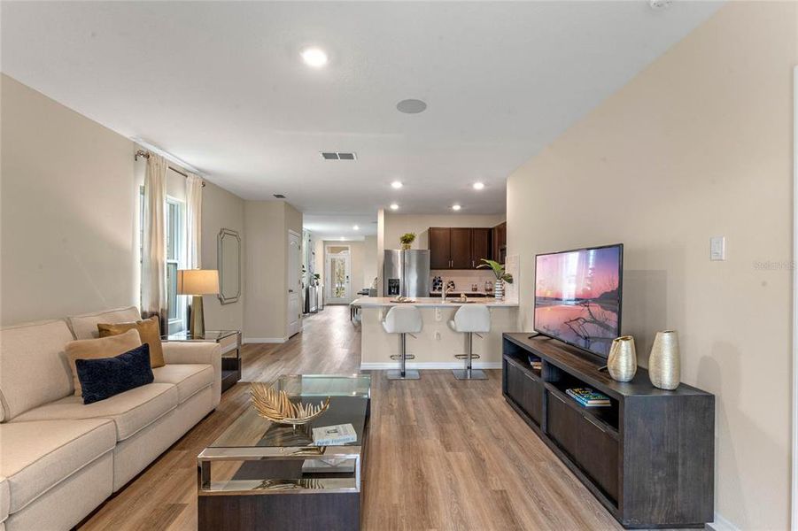 Furnished interior view inside a new home in Kindred, Kissimmee (Image 18).