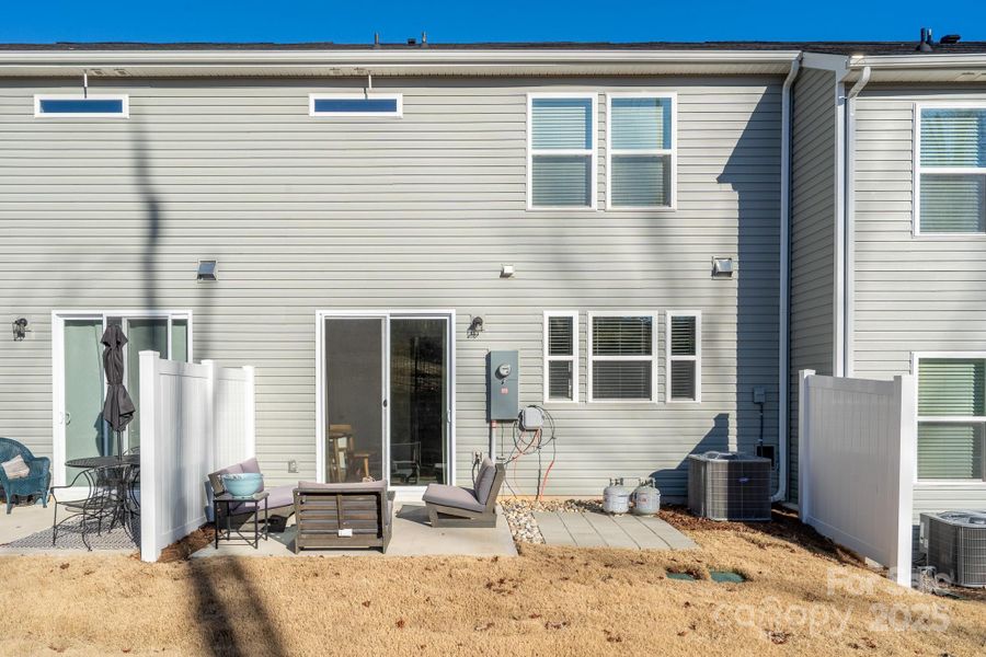 Exterior details and patio area of a home in Somerset, Fort Mill (Image 3).