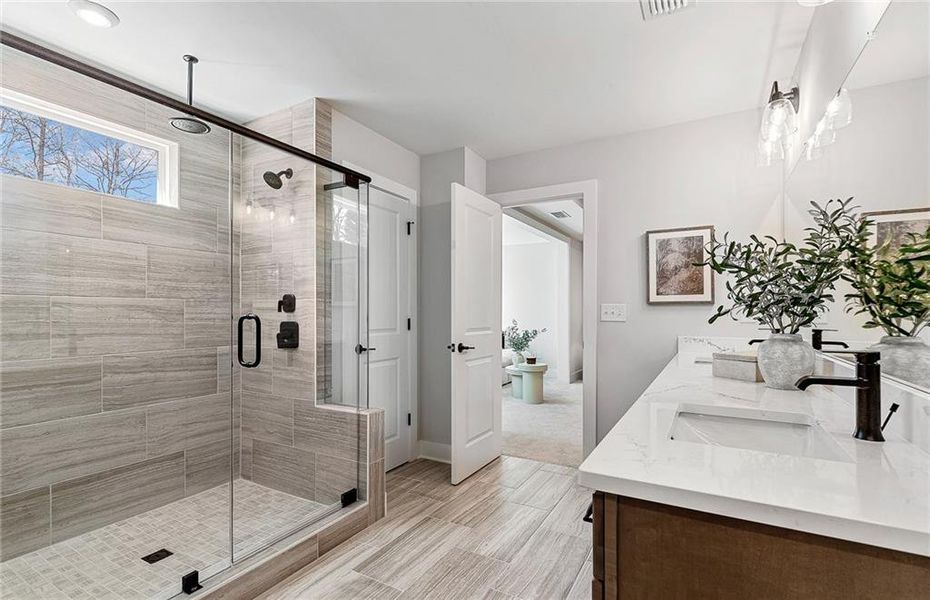 Furnished interior view inside a new home in Berkeley Mill, Cumming (Image 8).