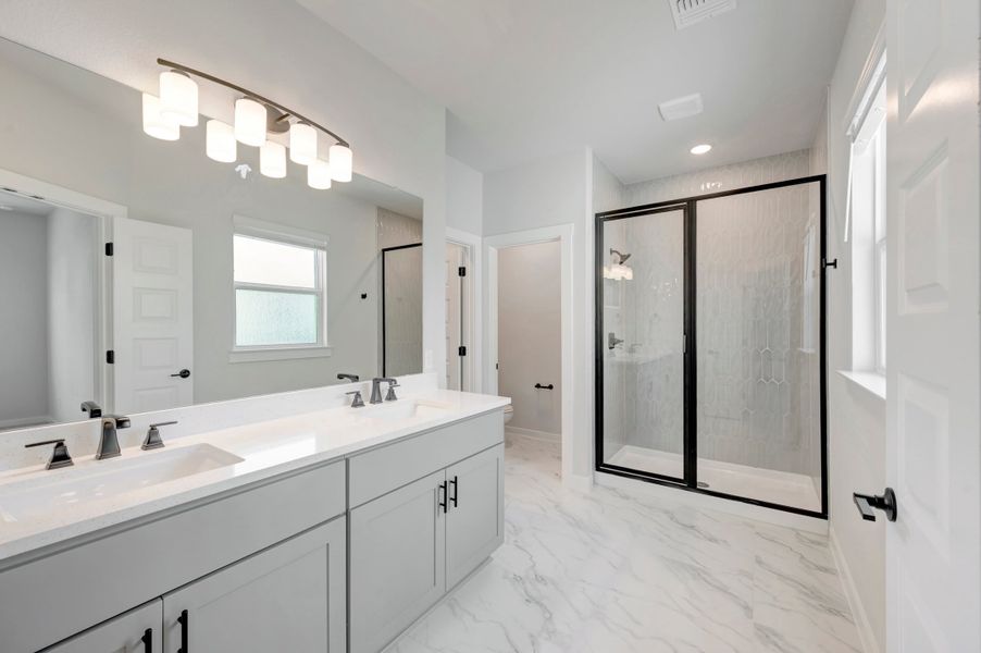 Furnished interior view inside a new home in Park Central, Georgetown (Image 39).