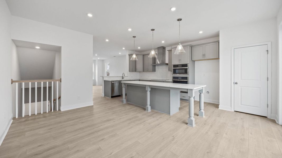 The Landon Plan in River District by DBR Homes in Charlotte, N.C - Kitchen