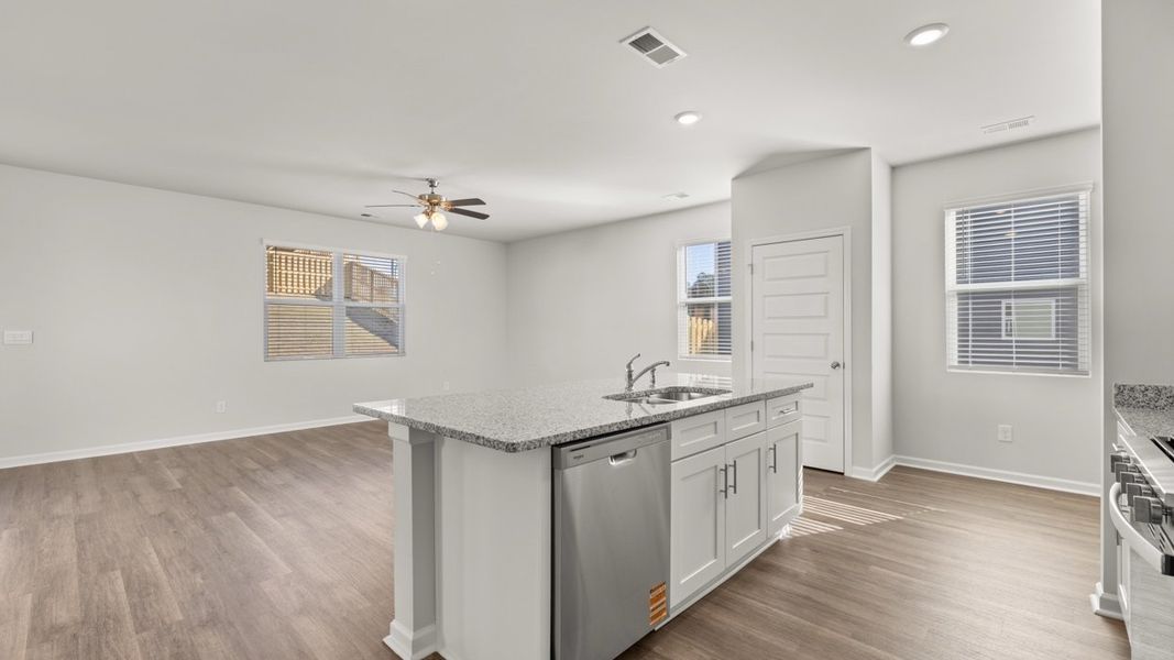 Furnished interior view inside a new home in Southwind Village, Evans (Image 7).