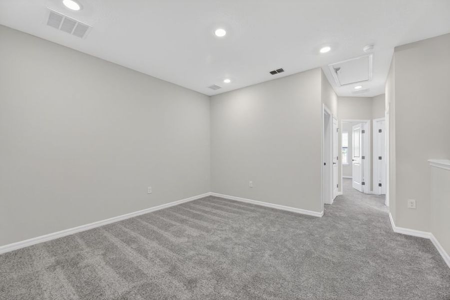Representative unfurnished interior of a home built from the Bellflower by Taylor Morrison in Cherry Elm at SilverLeaf, St. Augustine (Image 16).