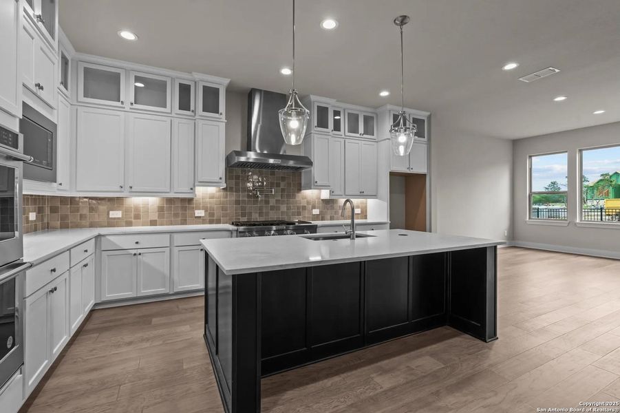 Furnished interior view inside a new home in Esperanza - 80' & 90', Boerne (Image 5). Furnished interior view inside a new home in Esperanza - 80' & 90', Boerne (Image 5).