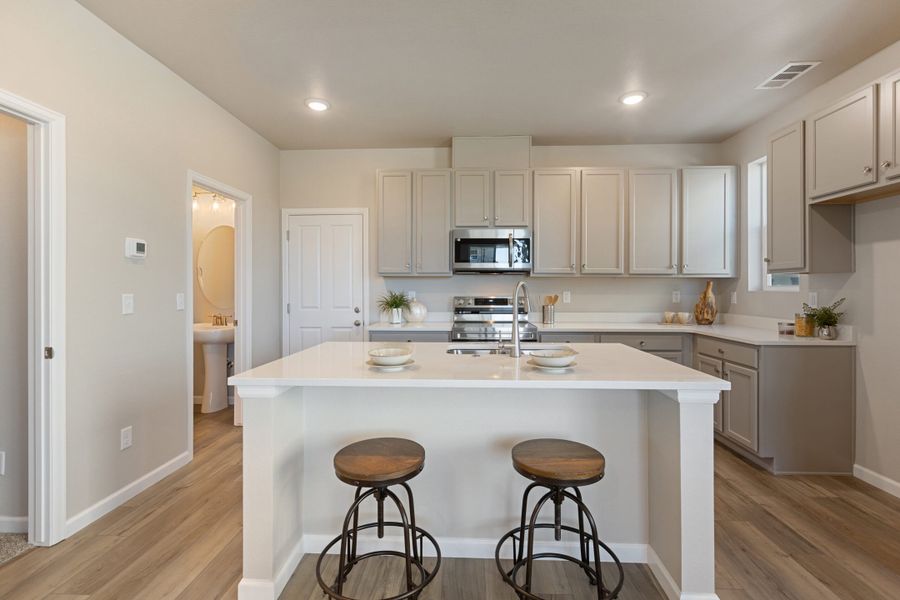 Furnished interior view inside a new home in Spring Valley, Longmont (Image 4).