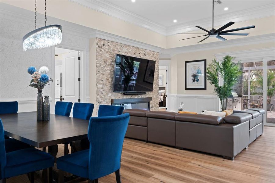 Furnished interior view inside a new home in , Safety Harbor (Image 67). Furnished interior view inside a new home in , Safety Harbor (Image 67).