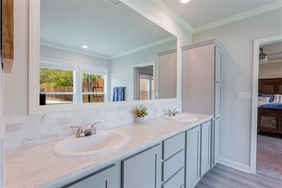 Furnished interior view inside a new home in , Graford (Image 5).