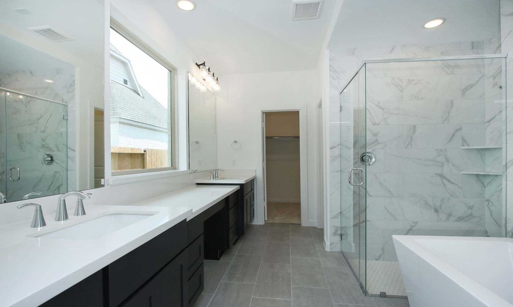 Representative Primary Bathroom - some options shown