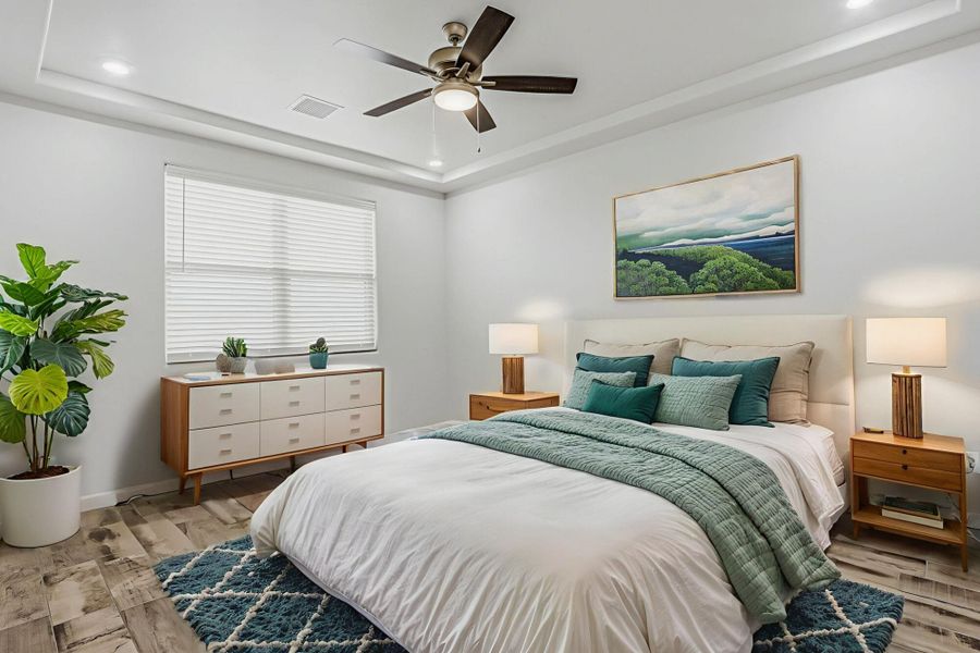 Representative furnished interior of a home built from the Arroyo by View Homes in Verdancia, Horizon City (Image 5).