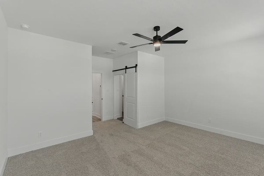 Representative unfurnished interior of a home built from the Balder by Chesmar Homes in Rose Hill, San Antonio (Image 15). Representative unfurnished interior of a home built from the Balder by Chesmar Homes in Rose Hill, San Antonio (Image 15).
