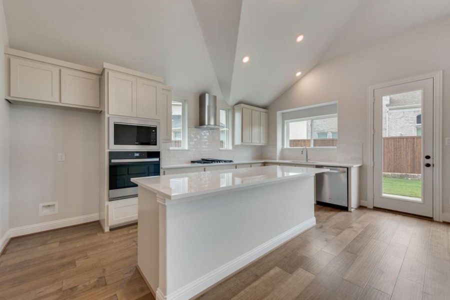 Representative furnished interior of a home built from the Brandonwood by Grand Homes in Edgewater, Fate (Image 6).