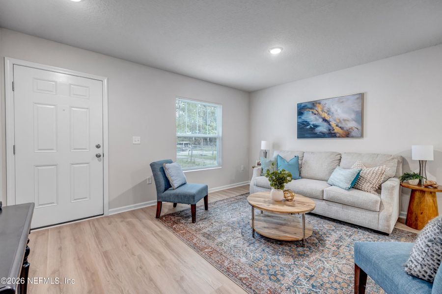 Furnished interior view inside a new home in , Jacksonville (Image 16).