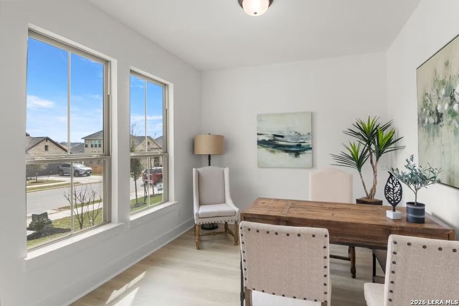 Furnished interior view inside a new home in The Parklands, Schertz (Image 8).