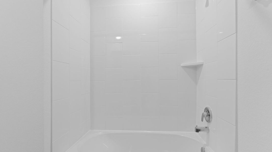 Close-up of interior finishes inside a home in Caldwell Crossing, Iowa Colony (Image 13).