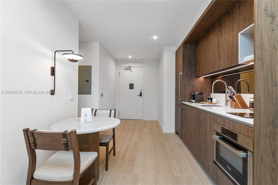 Furnished interior view inside a new home in , Miami (Image 32).