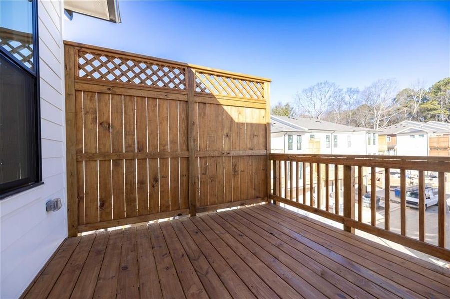 Homesite 29 has so many different outdoor spaces for you to enjoy!