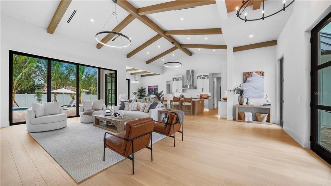 Furnished interior view inside a new home in , Sarasota (Image 30).