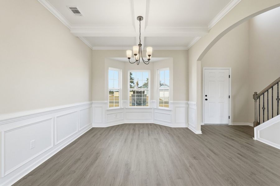 Representative unfurnished interior of a home built from the The Chatman by RTS Homes in The Gardens at 15 West, Hinesville (Image 27).