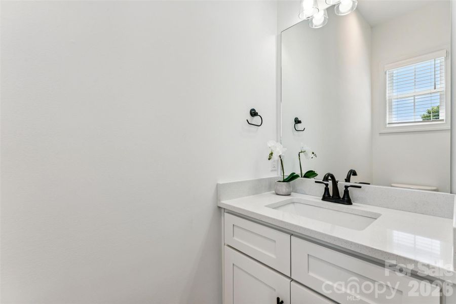 Half bath on main floor