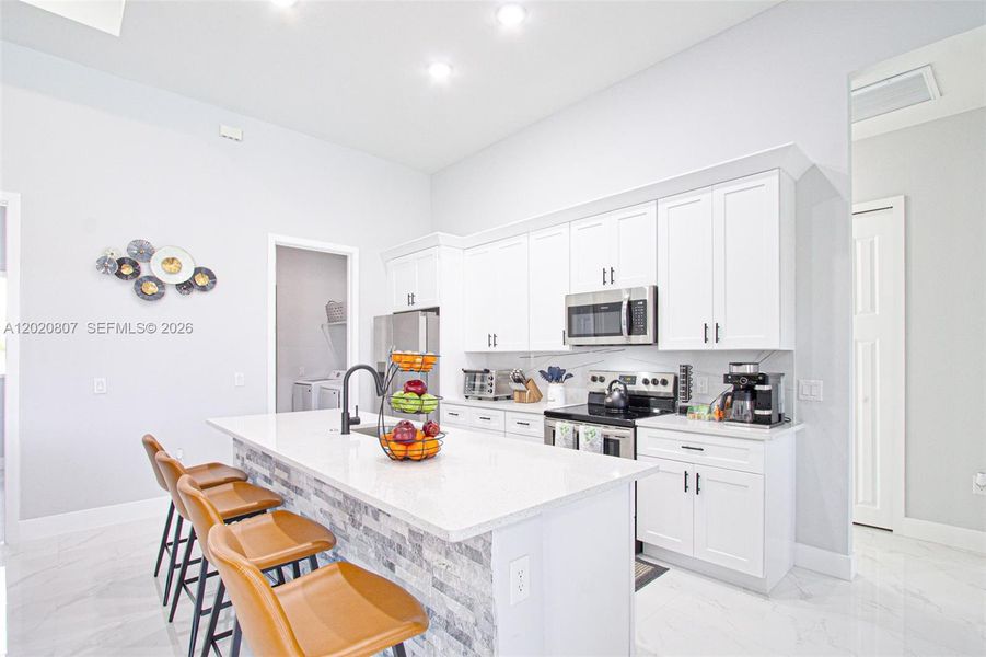 Furnished interior view inside a new home in , Cape Coral (Image 29).