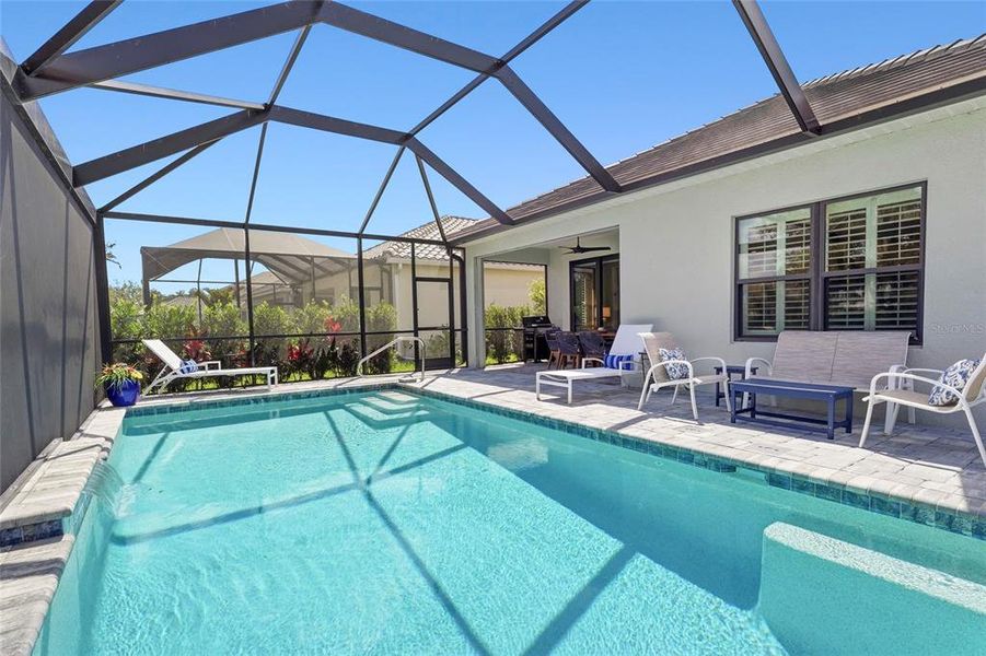 Exterior details and patio area of a home in , Sarasota (Image 32).