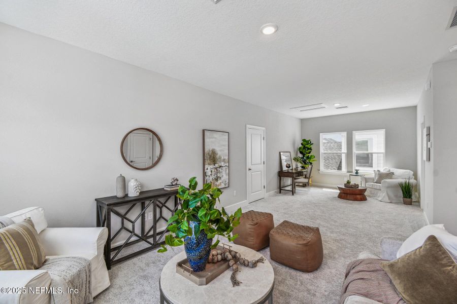 Furnished interior view inside a new home in Seabrook Village 40’ Rear Entry, Nocatee (Image 17).