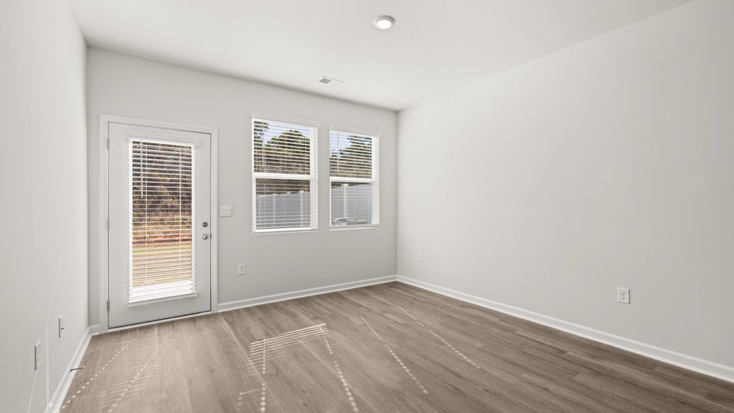 Representative unfurnished interior of a home built from the Evans by D.R. Horton in Byrd Village, Graniteville (Image 17).