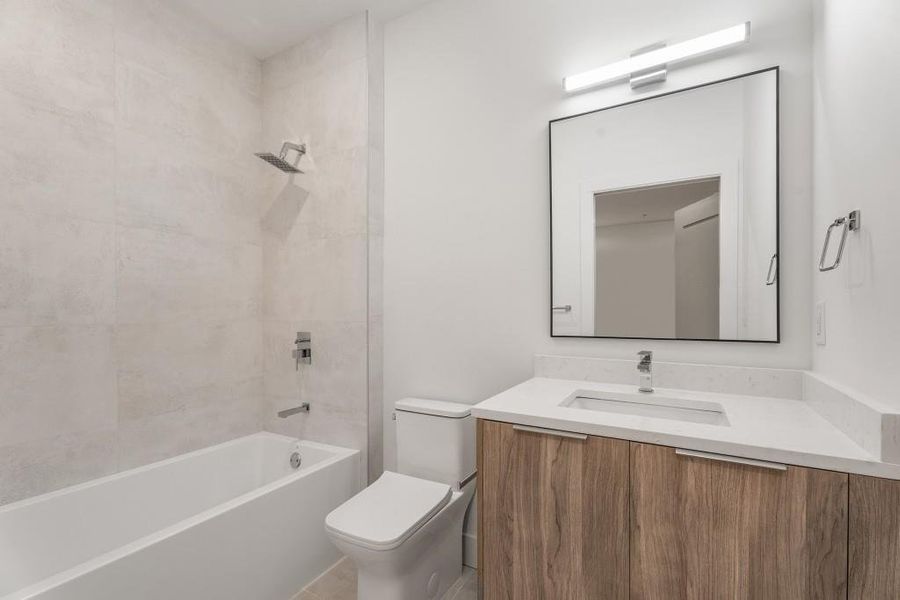 Furnished interior view inside a new home in Freedom Townhomes, Atlanta (Image 36).