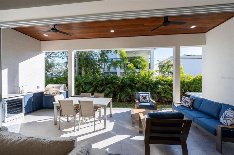 Exterior details and patio area of a home in , Sarasota (Image 29).