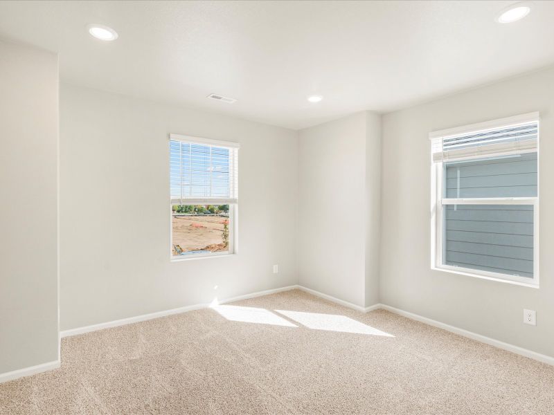 The Bergamot floorplan interior image taken at a Meritage Homes community in Brighton, CO.