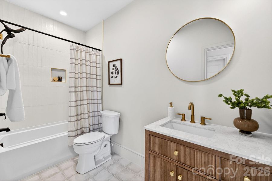 Furnished interior view inside a new home in , Charlotte (Image 13).