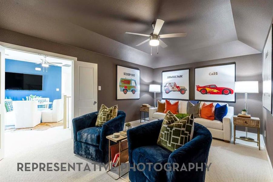 Furnished interior view inside a new home in Mosaic, Celina (Image 9).