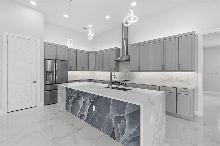 Furnished interior view inside a new home in , Punta Gorda (Image 8). Furnished interior view inside a new home in , Punta Gorda (Image 8).