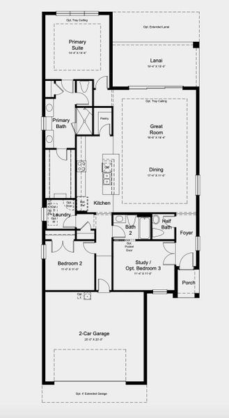 2D floor plan layout for the Milan by Taylor Morrison in Esplanade at Coasterra, Palmetto, FL (Image 5). 2D floor plan layout for the Milan by Taylor Morrison in Esplanade at Coasterra, Palmetto, FL (Image 5).