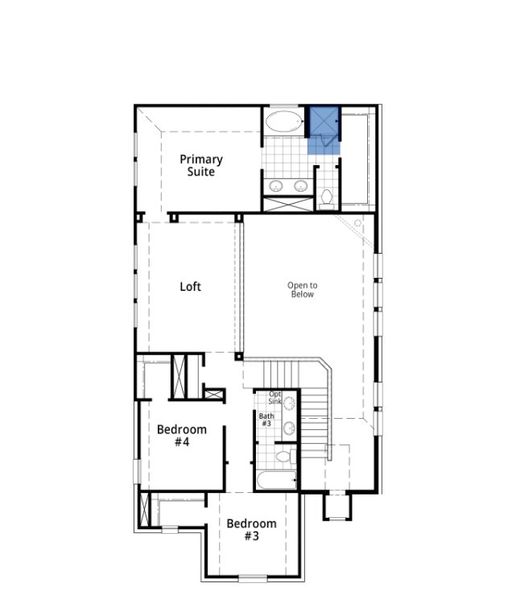 2D floor plan layout for the Belmont Plan by Highland Homes in The Parks at Wilson Creek: 40ft. lots, Celina, TX (Image 34). 2D floor plan layout for the Belmont Plan by Highland Homes in The Parks at Wilson Creek: 40ft. lots, Celina, TX (Image 34).