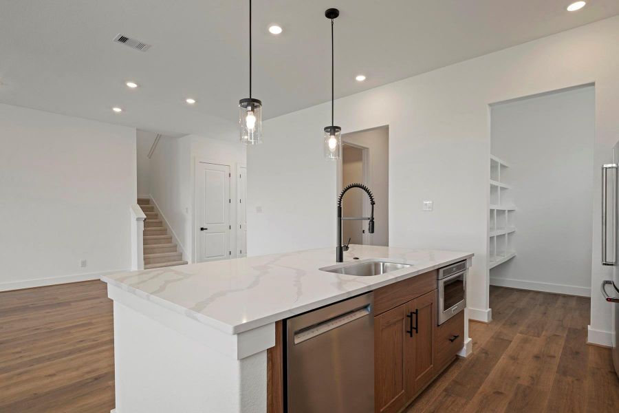 Furnished interior view inside a new home in Hallimore Ranch, Rosenberg (Image 8). Furnished interior view inside a new home in Hallimore Ranch, Rosenberg (Image 8).