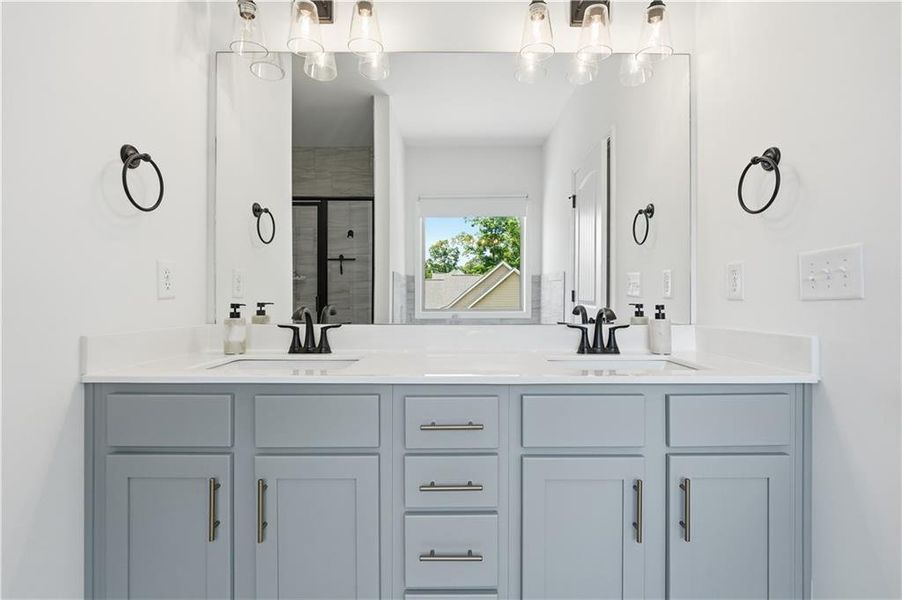 Furnished interior view inside a new home in , Douglasville (Image 10).