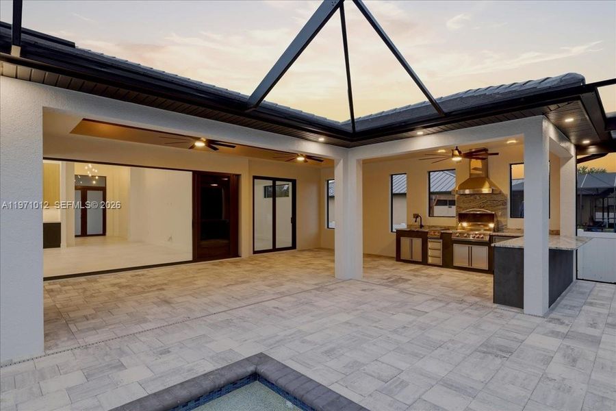 Exterior details and patio area of a home in , Cape Coral (Image 26).