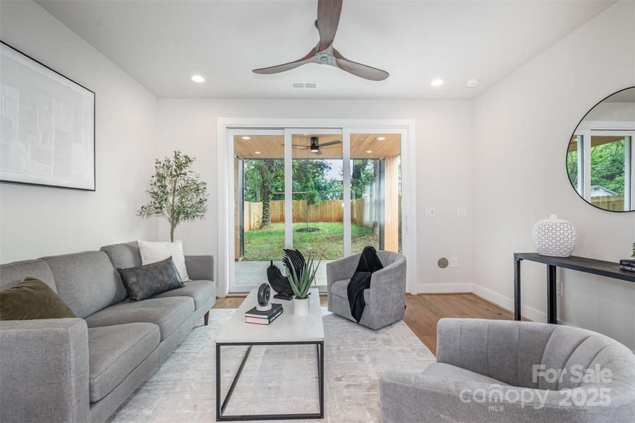 Furnished interior view inside a new home in , Charlotte (Image 11).