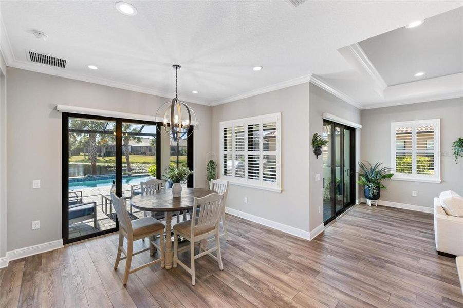 Furnished interior view inside a new home in , Venice (Image 41). Furnished interior view inside a new home in , Venice (Image 41).