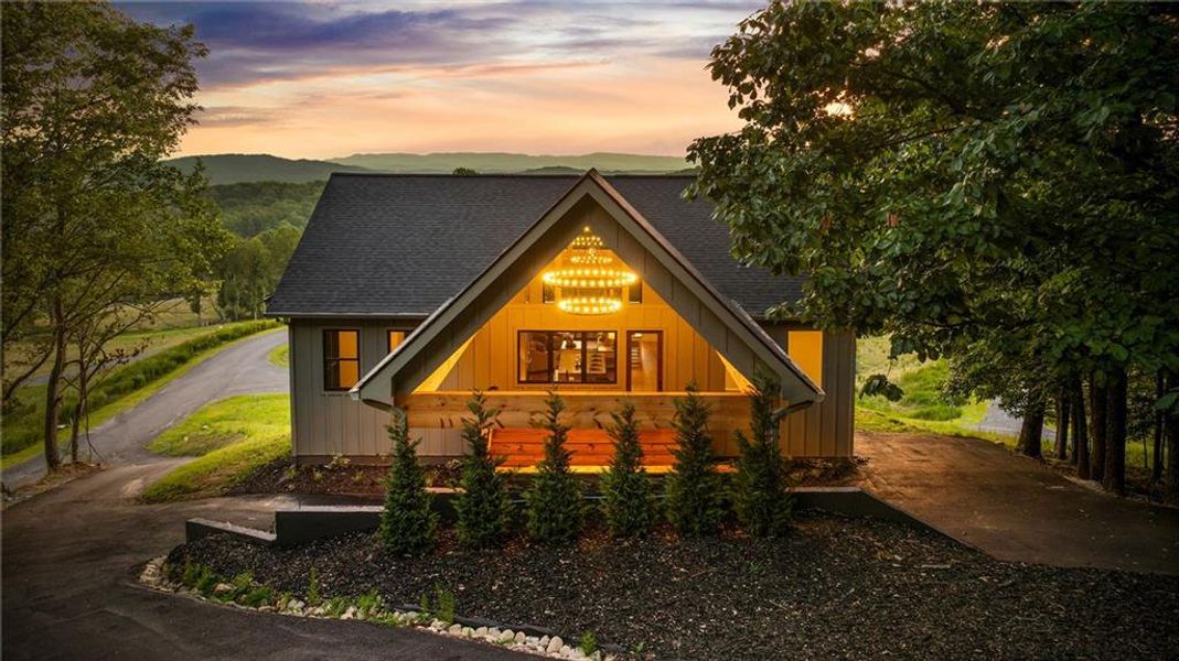 Front exterior of a new home in , Morganton, GA, highlighting curb appeal (Image 22).