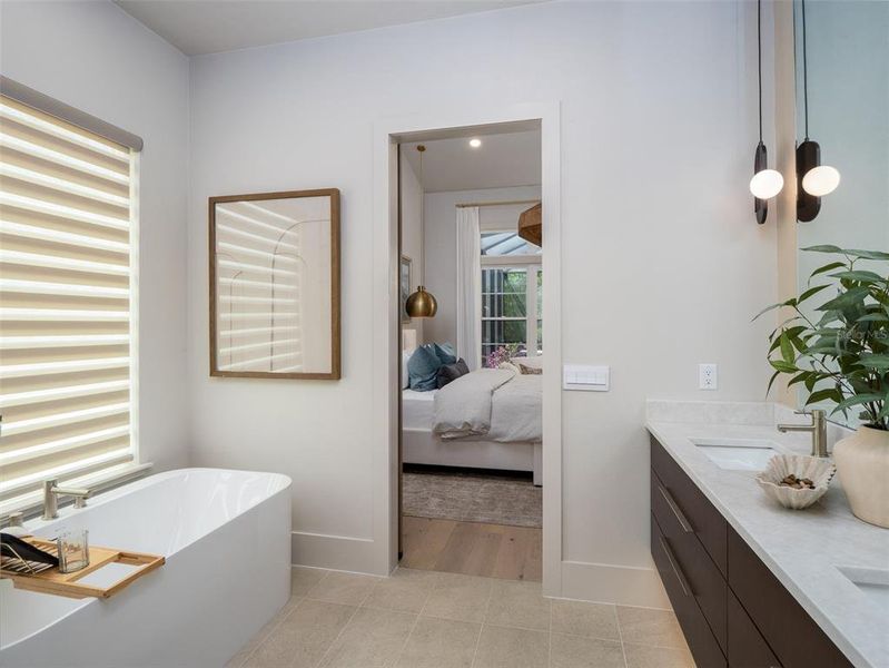 Furnished interior view inside a new home in Laureate Village, Newberry (Image 37). Furnished interior view inside a new home in Laureate Village, Newberry (Image 37).