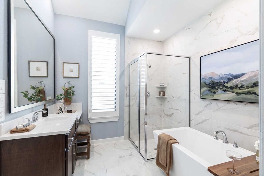 Representative Primary Bathroom - some options shown Representative Primary Bathroom - some options shown