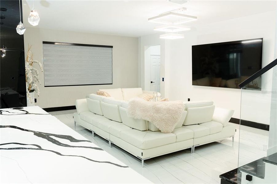 Furnished interior view inside a new home in Storey Creek, Kissimmee (Image 9). Furnished interior view inside a new home in Storey Creek, Kissimmee (Image 9).