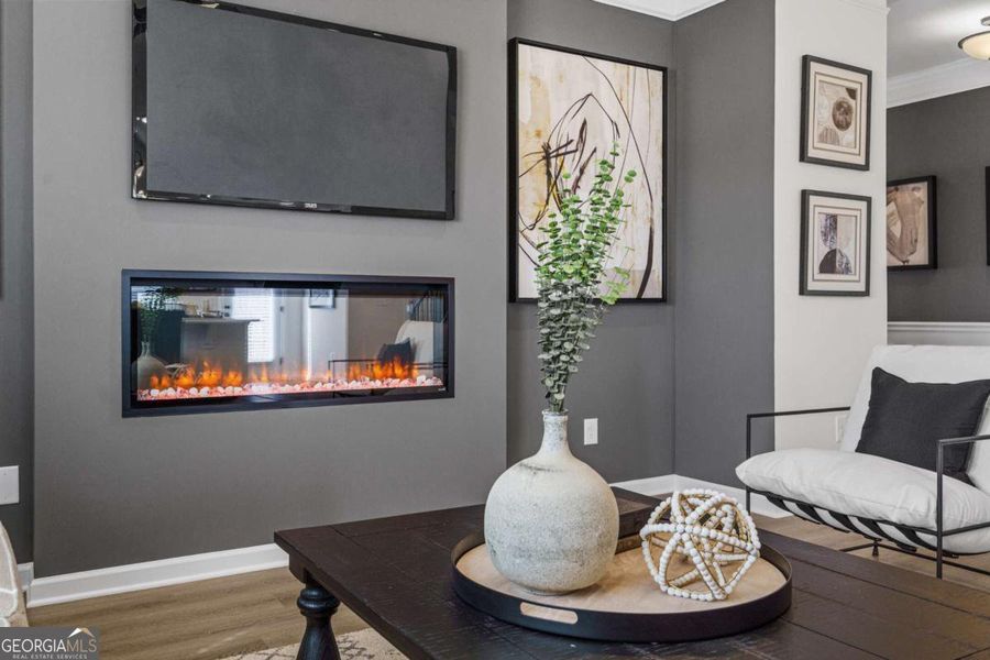 Furnished interior view inside a new home in Glendale Towns, Conyers (Image 6).