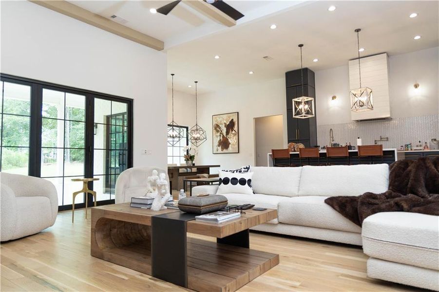 Furnished interior view inside a new home in , Stockbridge (Image 55).