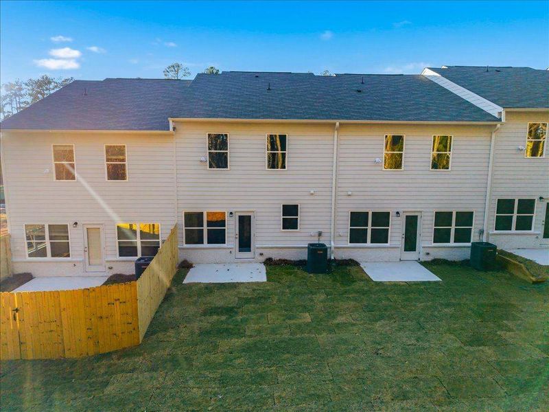 Exterior details and patio area of a home in , Conyers (Image 23).