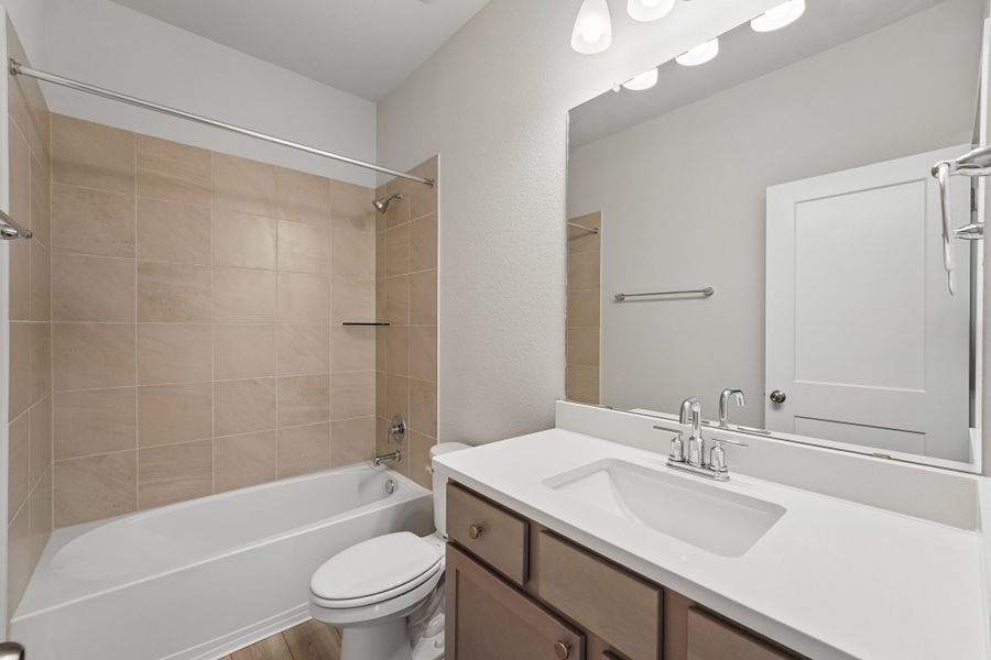 Furnished interior view inside a new home in North Point, Temple (Image 6).