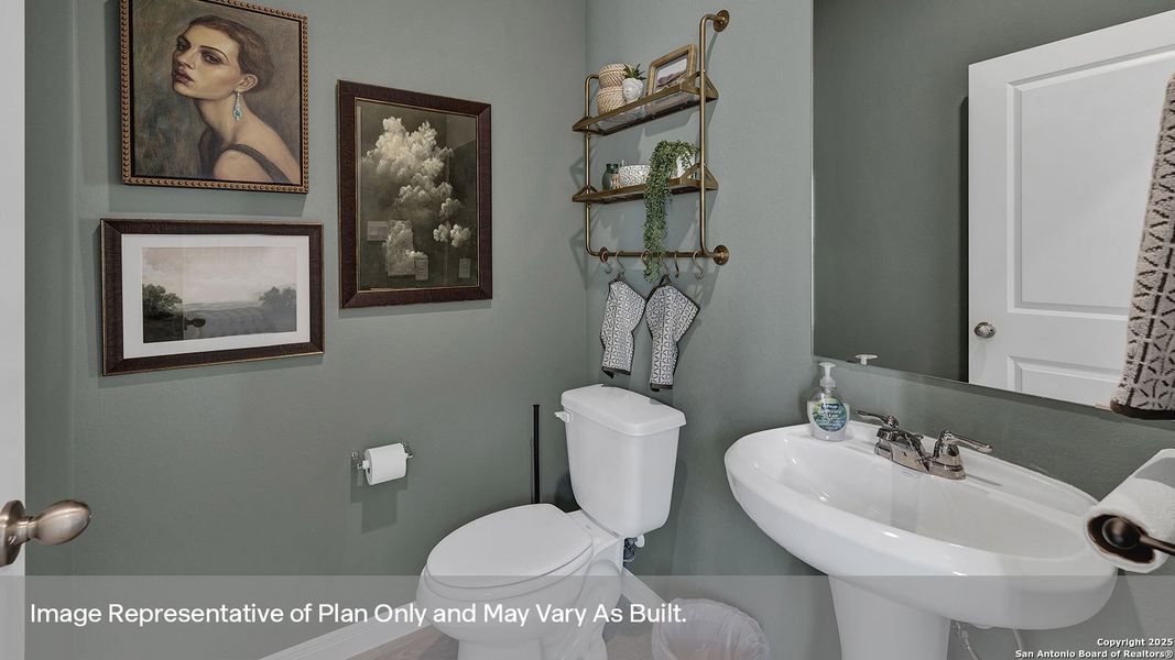 Furnished interior view inside a new home in Whisper South, San Marcos (Image 16).