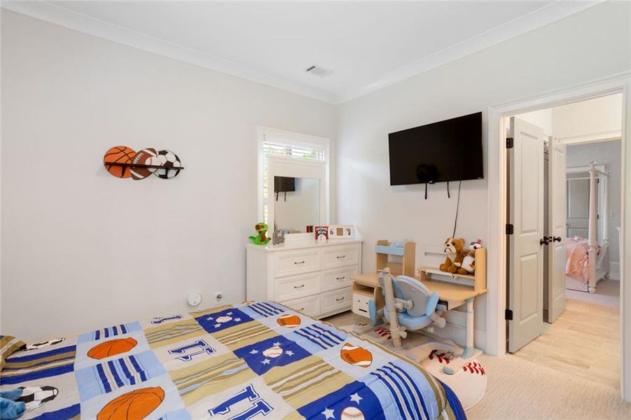 Furnished interior view inside a new home in , Marietta (Image 36).